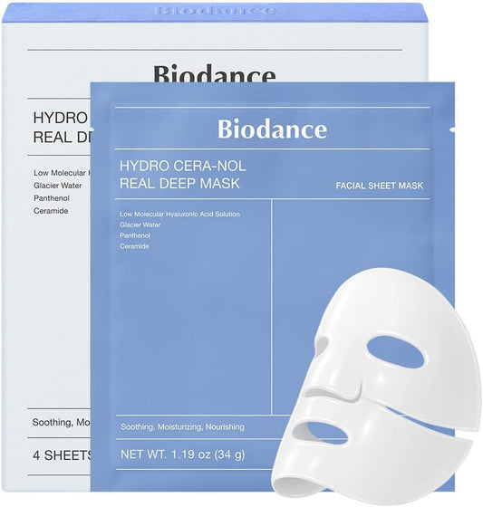 Biodance Hydro Cera‑Nol Real Deep Mask (4 Pieces)