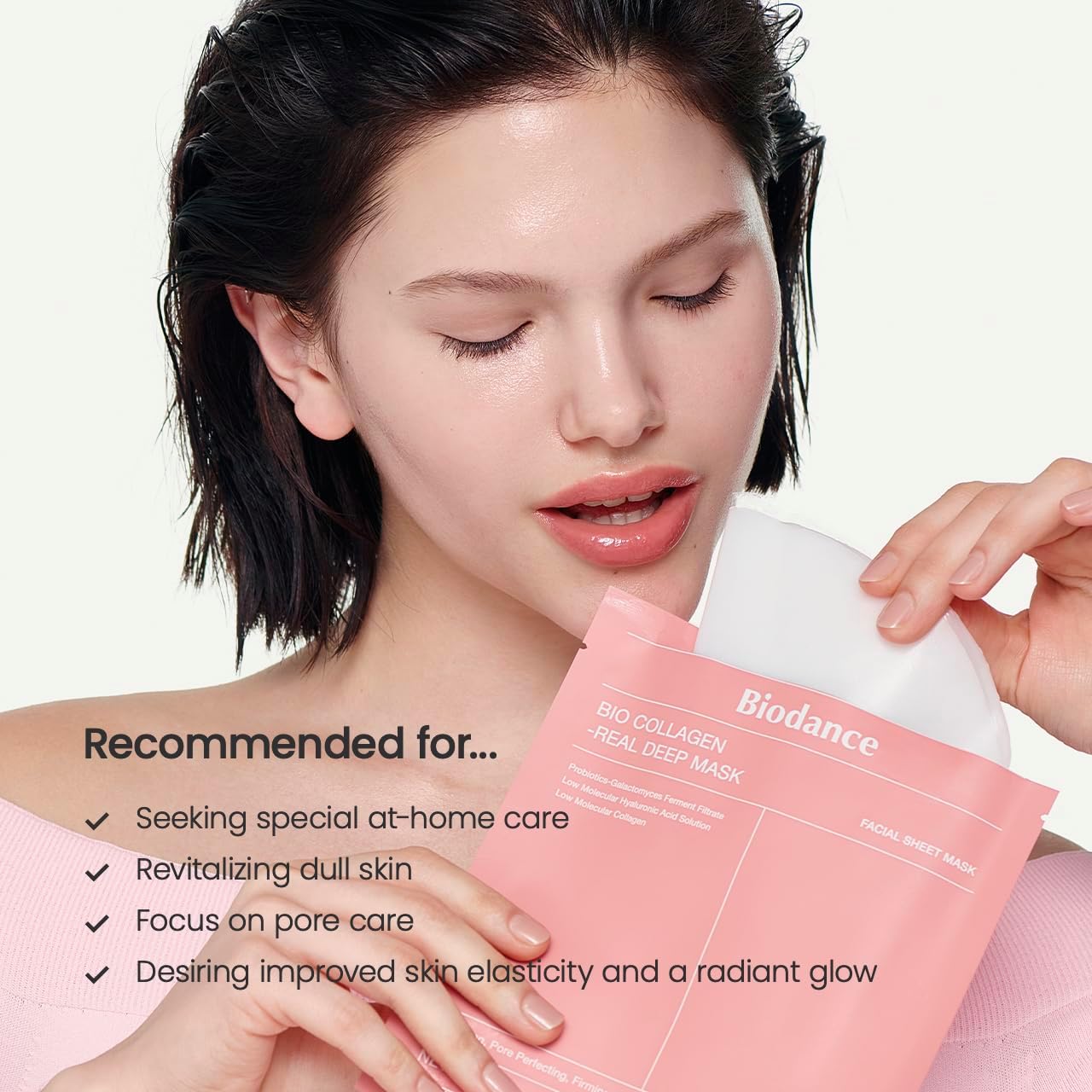 Biodance Bio‑Collagen Real Deep Mask (4 Pieces)