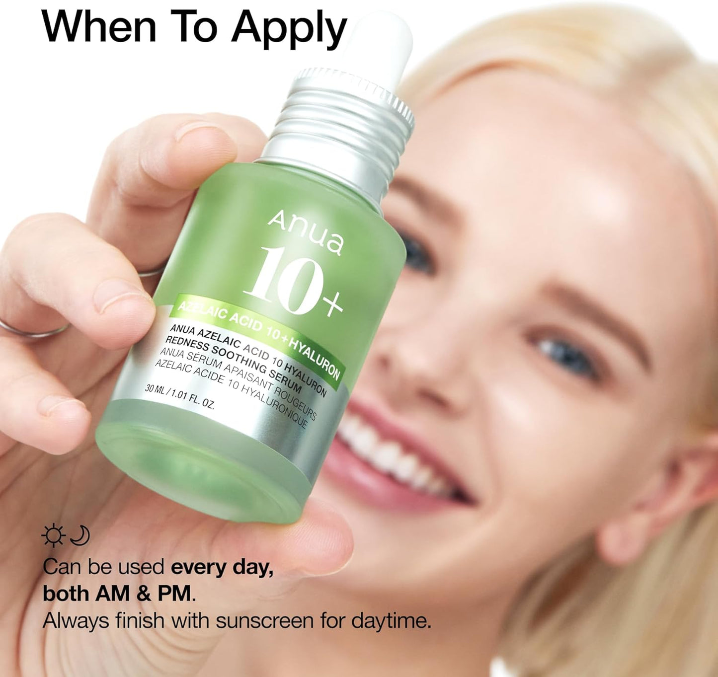 ANUA Azelaic Acid 10% + Hyaluron Redness Soothing Serum