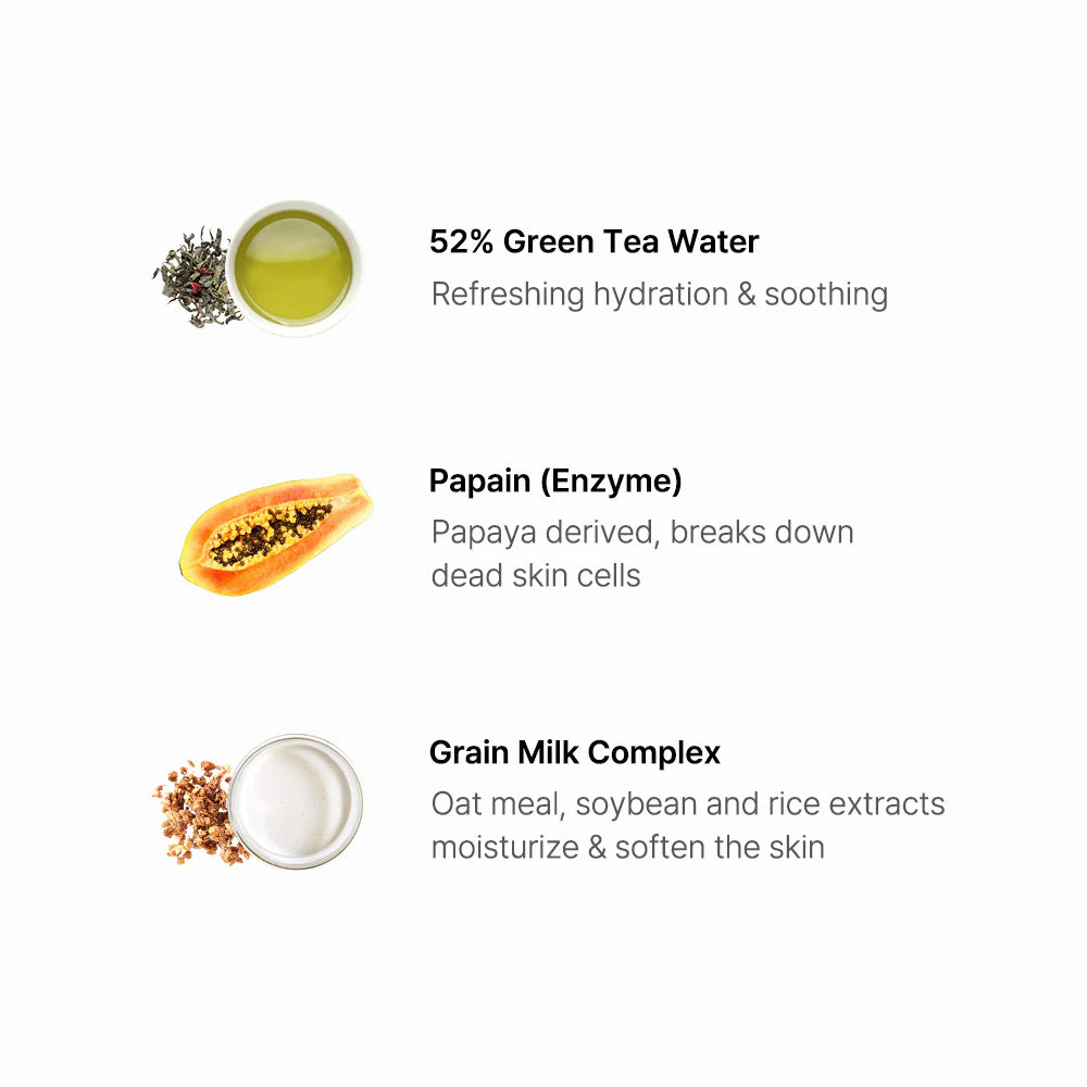 By Wishtrend Green Tea & Enzyme Milky Foaming Wash