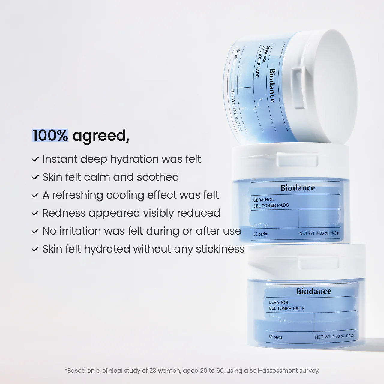 Biodance Cera‑Nol Gel Toner Pads